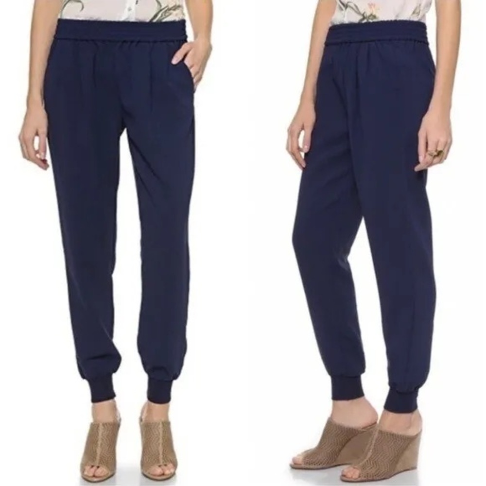 NWT JOIE MAKELINA 100% PIMA COTTON JOGGERS MIDNIGHT